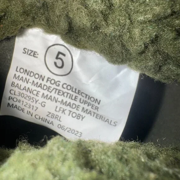 LONDON FOG Toby Boys Youth Snow and Rain Boots Insulated Winter WP Sz 5 Dinosaur - Picture 9 of 11